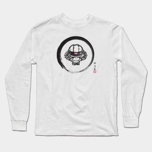 Gundam / Zaku (Black Ink) Long Sleeve T-Shirt